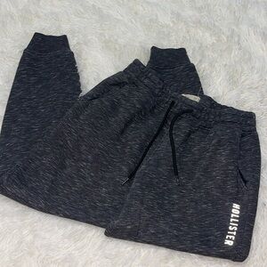 Mens Hollister Black Speckle Joggers